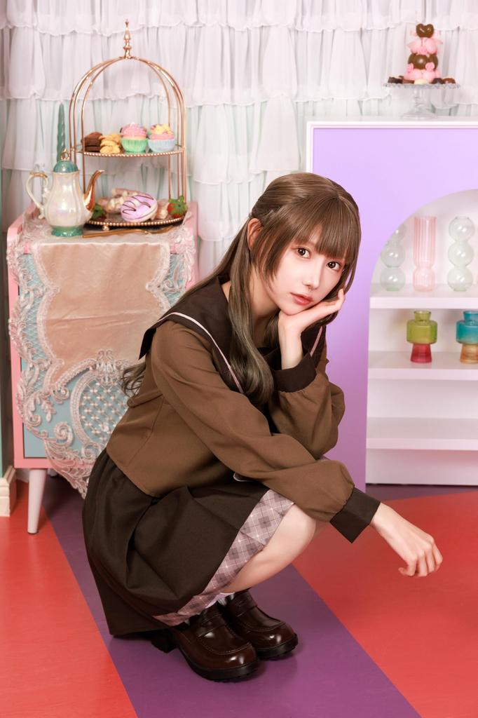 Cosplay Valentine Chocolate Sailor Brown [Clear Stone] Women's