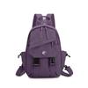 Sac à dos multifonctionnel pour femme Grande capacité Sac bandoulière poitrine pour extérieur et trajet