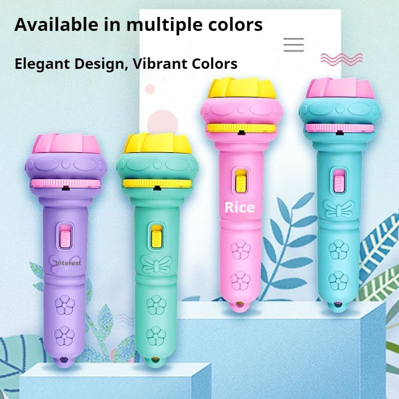 Kreskówkowy projektor dla dzieci, mini projektor, zabawka do wczesnej edukacji dla niemowląt