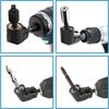 Flexible Drill Bit Extension Set Rotatable Socket Adapter Hex Shank 105° Right Angle Drill Screwdriver 90° Angled Bit Kits