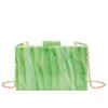 Luxury Designer Acrylic Box Handbags Glitter Rhinestones Diamond Evening Bag Wedding Party Clutch Purse Shoulder Messenger Bag