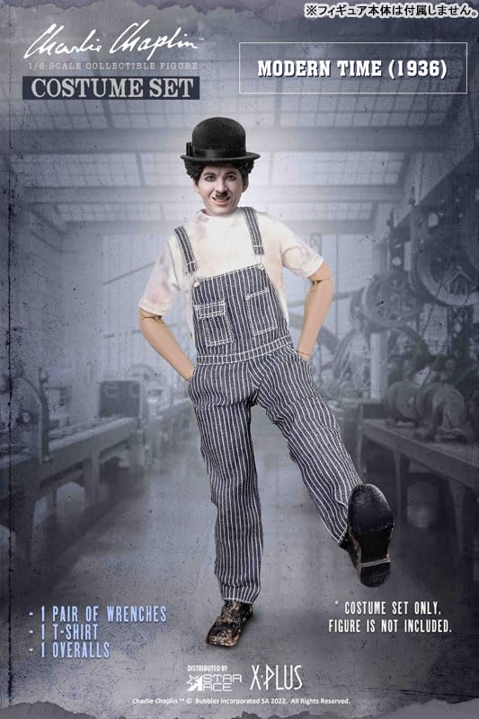 Star Ace Toys 1/6 Scale Figure Charlie Chaplin/Costume B (Modern Times) Set (Film)
