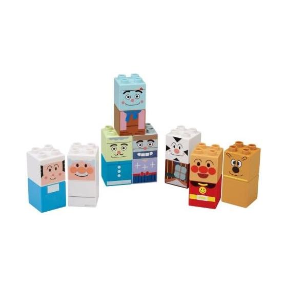 [BANDAI] BlockLabo Блок Лаб Анпанман и Друзья Набор Кубиков Рекомендуется для детей от 1,5 лет Вперед! анпанман