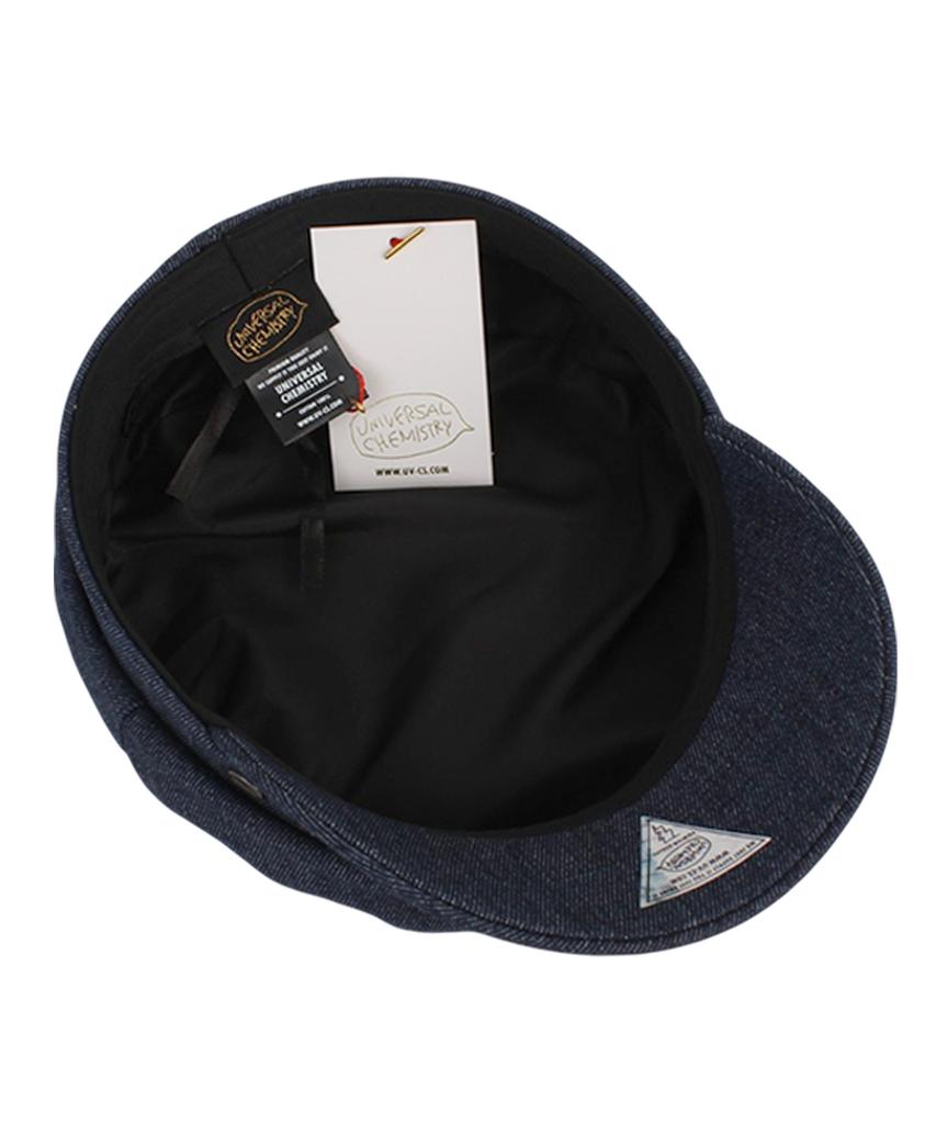Yunibeosyeolkemiseuteuli Dark Denim Logo Marine Cap