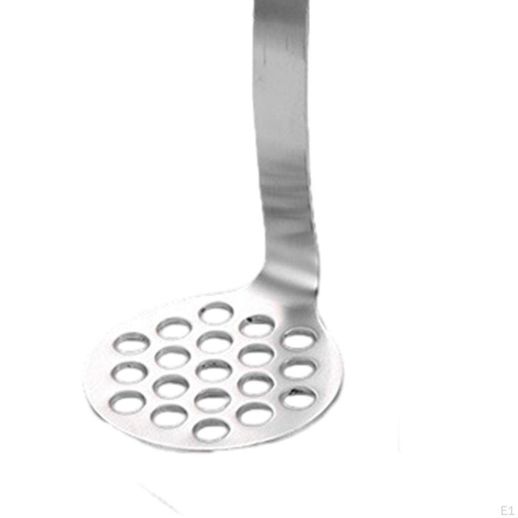 Durable Stainless Steel Potato Masher - Efficient Kitchen Tool for Carrots, Meat, and More