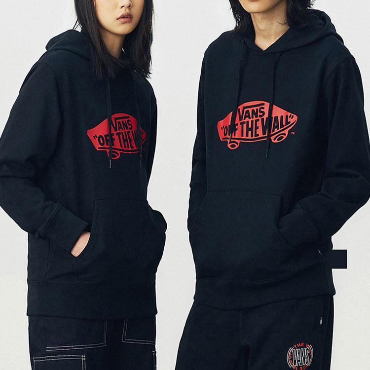 Vans Hanorac Sport pentru Bărbați cu Logo Imprimat Hanorace Negru VN0A5F5JBRR