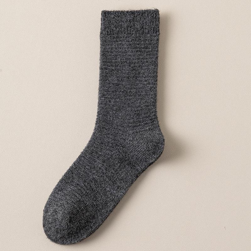 Wool Socks for Women In Autumn and Winter, Thickened and Fleece Mid-calf Socks, Warm Socks, and Cold-resistant Long Calf Socks In Winter