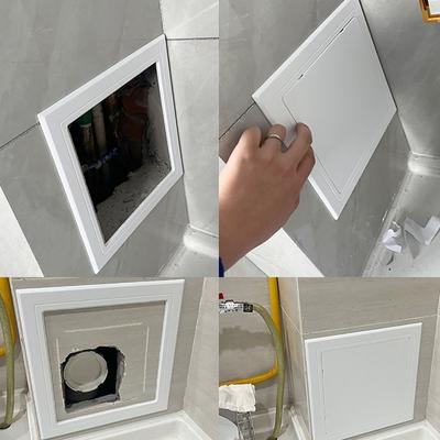 Self-adhesive Access Panel Door Plastic Removable Opening Flap Cover Plate White Wall Access Doors Doors Wall Ceiling