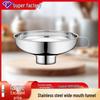 304 Stainless Steel Wide Mouth Kitchen Funnel for Jars, Jam, and Salad.
