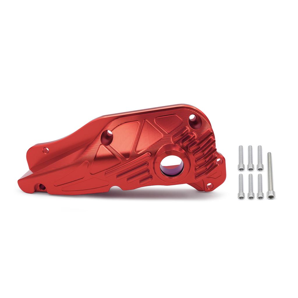 For Vespa GTS GTV 125 250 HPE 300 2019–2025 Motorcycle Oil Pan Aluminum Clear Visible Oils Bottom Potn