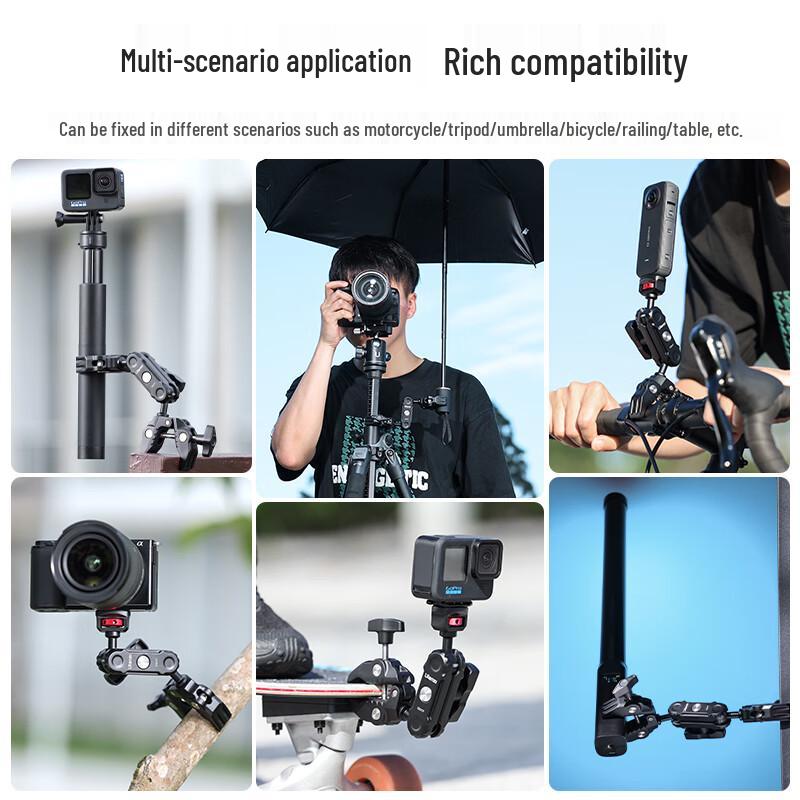 Ulanzi CO17 Dual-Head Magic Arm Clamp