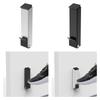 Kick Down Door Stop Adhesive or Screw Easy Install Door Stopper Keep Door Open