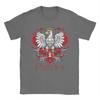 Tricou Unisex Unisex Simboluri ale Poloniei Tricouri Harajuku Tricou de Plajă Streetwear Casual 100% Bumbac Îmbrăcăminte Mărimi Mari
