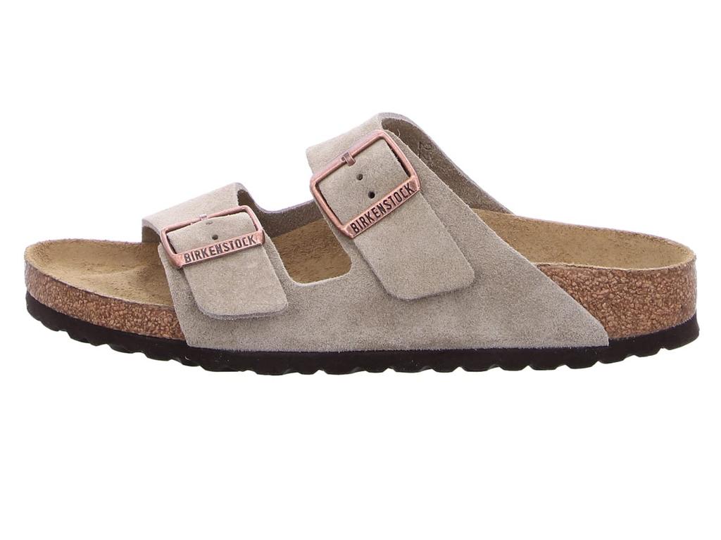 Birkenstock Arizona Leather 051463 Taupe Cm (Narrow Width) Women's 23.0
