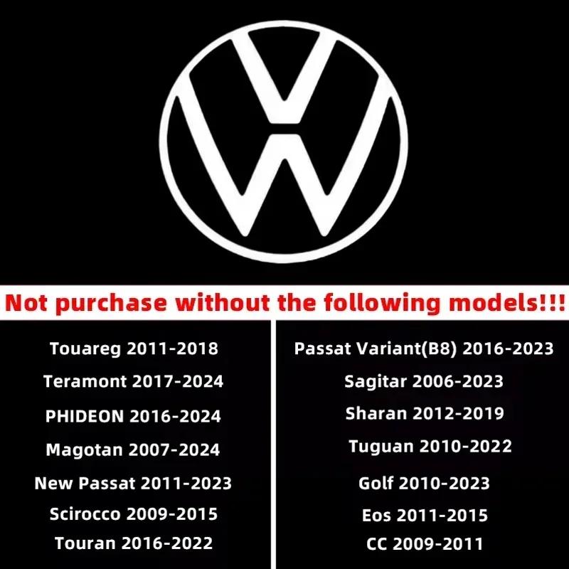 Car HD Door Welcome Lights Led Projector Decor Lamp For VW R Line GTI Atlas Jetta Touareg Variant Golf Polo Taos Nivus Passat Ti zh8