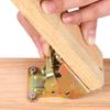 Steel Construction Self-Locking Hinge 90 Degree Folding Furniture Brackets  Bed Leg Support