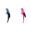 Artificial Simulation Foam Parrot Feather Garden Bird Prop Decor (Lake Blue)