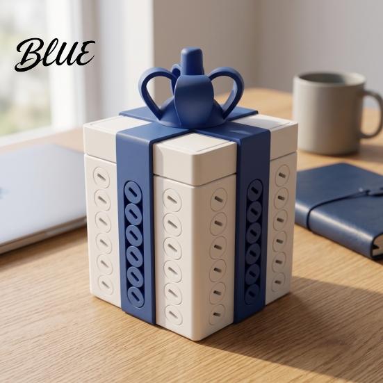 White Elephant Exchange Gift Annoying Prank Puzzle Box, 3D Printed Reusable Cash & Card Decorative Box Holder, Hilarious Challenge Funny Surprise for