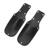 2 Stück Gartenschere Holster PU-Leder Astschere Scheide Gürtelhalter Hängende Tasche für Gartenzangen Scheren Schwarz