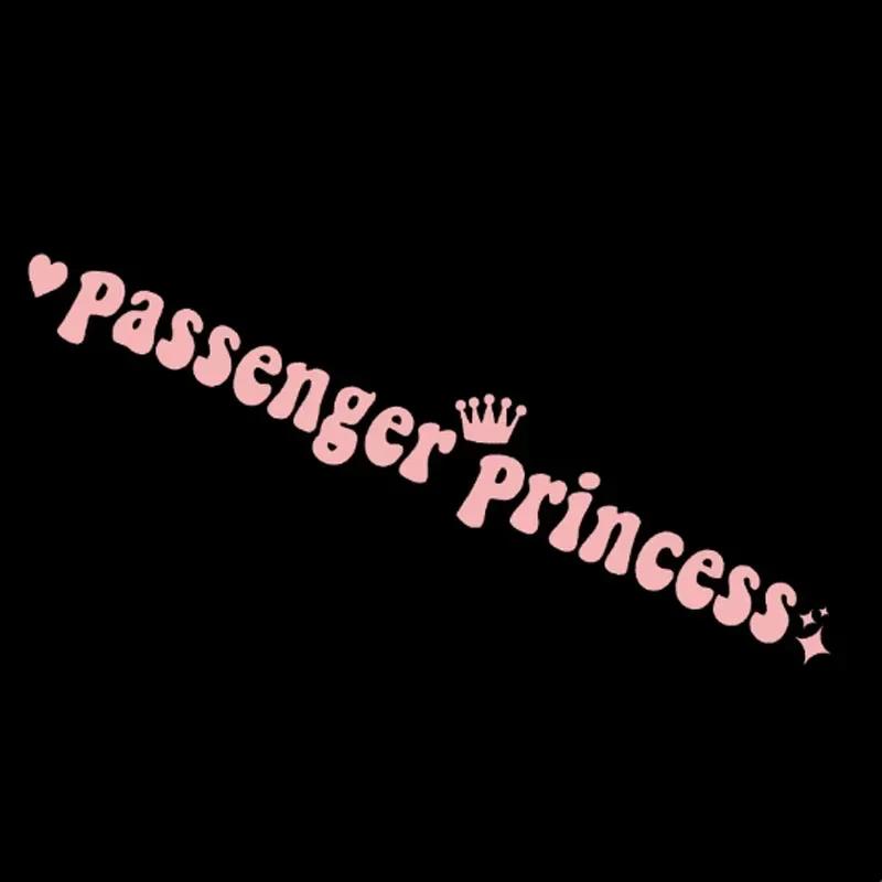 1 Stück 15*2,3CM Passagier Prinzessinnen Autoaufkleber Lustige kreative Aufkleber für Auto Rückspiegel Zubehör