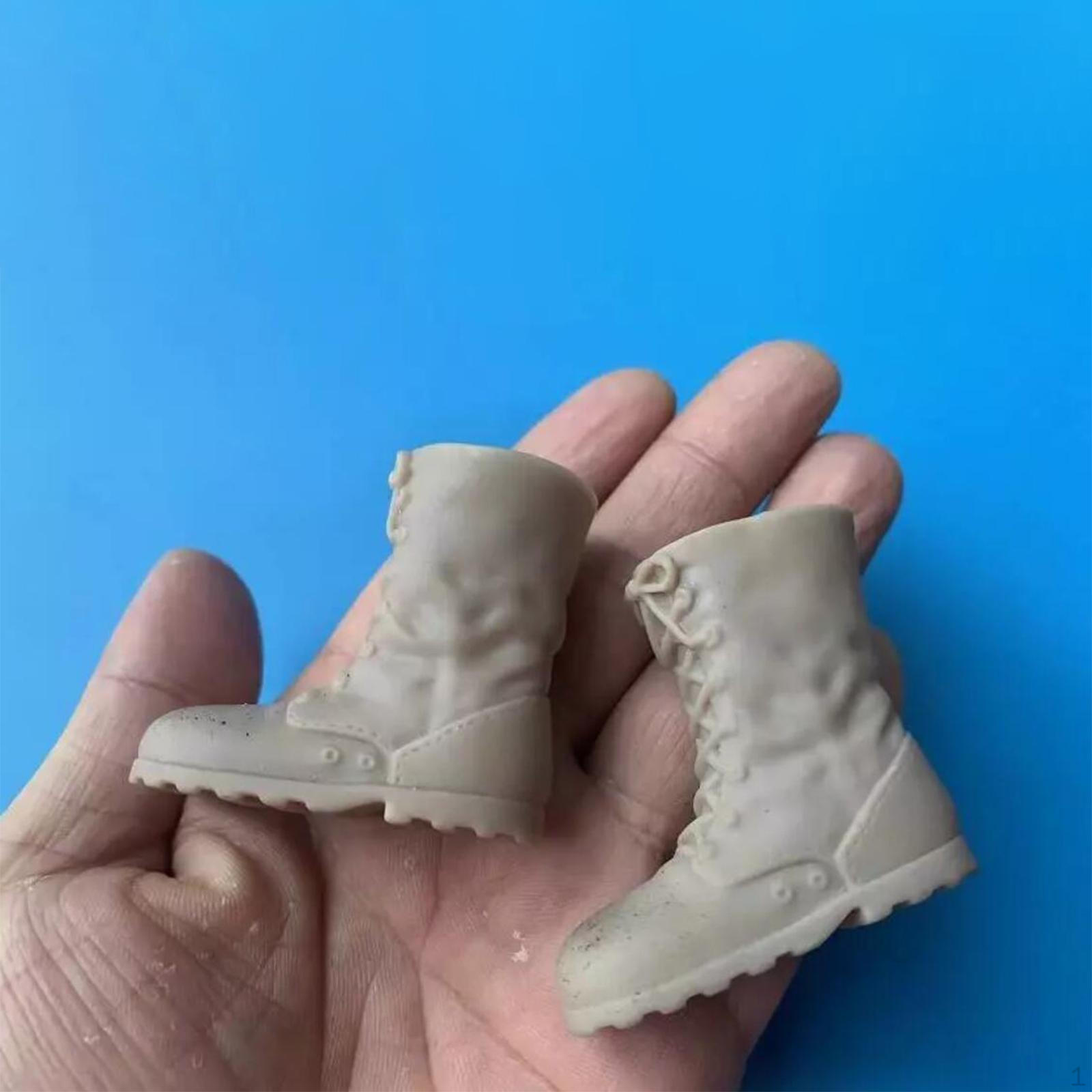 

Масштаб 1/6 Фигурка Сапоги Модель Миниатюрная Обувь Аксессуары Для Одевания 12 Женские Фигурки коричневый