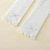 Dünne Netz-Leggings für Baby-Mädchen, Neugeborene, Baumwolle, Weiche Gestrickte Strumpfhosen für Kleinkinder, Süße Schleifen-Strumpfhosen, Sommer, 0-24 Monate