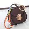 Trendy Versatile Saddle-Shaped Small Bag Charm, Coin Purse, Wireless Earphone Case, Multifunctional Portable Pouch, Keychain, Unique and Fresh Style