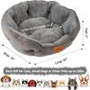 For Pet Bed For Small And Large Pets, Soft, Washable, Non-Slip Base, Water Resistant, Grey, 50 Cm