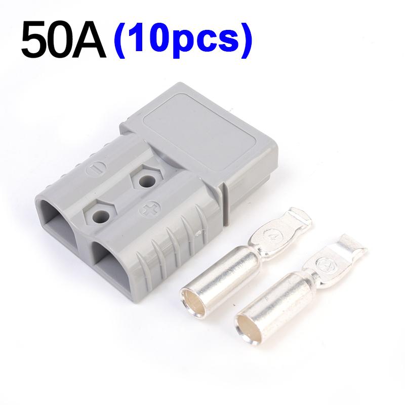 10/1pcs 50A/120A Anderson Style Plug Connectors DC Power Solar Caravan Motorcycle Socket Battery Charging Adapter Accessories