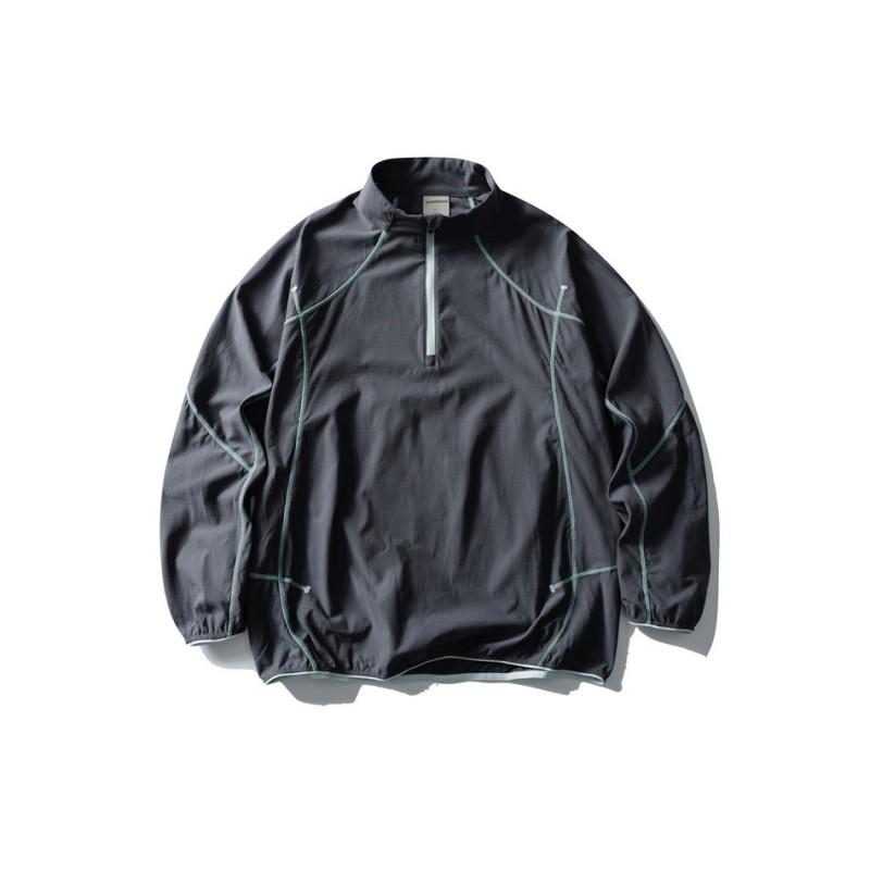 Moisture-Wicking Quick-Dry Half-Zip Long Sleeve Performance Tee Hiking Trekking Outdoor Sports Unisex