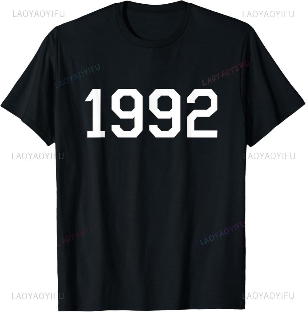 33rd Birthday 33 Years Old Vintage Cassette Im Classic 1992 TShirt Unisexs Clothing Print On DeUnisexd Streetwear Ropa Hombre
