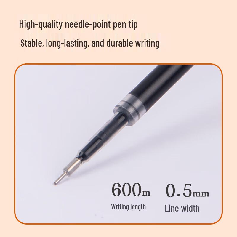 Deli Quick-Drying Retractable Gel Pen Refills