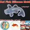 1Pcs 3D Koi Fish Carp Mold Cake Chocolet Baking Mold Cake Decoration Mould Silicone Jelly Handmade  Mold