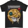 Voodoo Doll Skull Evil Spirits Dark Magic Halloween Mens T-Shirt 100% Cotton