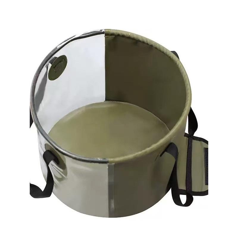 Faltbarer tragbarer PVC-Wassereimer für Camping, Angeln, Reisen und mehr