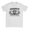 Airborne Paratrooper Wings Airborne Cotton TShirt For Men Beach  Streetwear TShirts Harajuku Tees Oversize Custom DIY Clothes