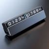 Universal Car Phone Number Plate Adjustable Slide Elegant Parking Number Plate Practical Car Temporary Parking Card Car Styling