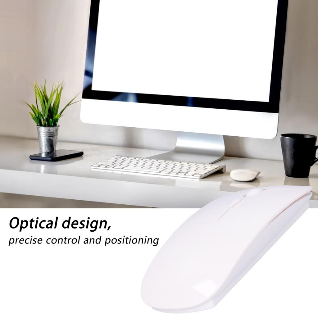 Wireless Mouse Smart Slim Portable 2.4G Cordless Mouse with USB Receiver for   Laptop Computer Tablet