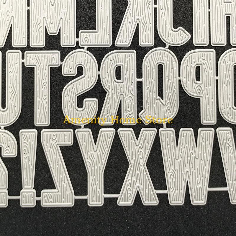 

F26C Creative Letters Metal Cutting Die Art Alphabets Die Cuts Embossing Stencil for DIY Paper Crafts Photo Album Decorat China Mainland