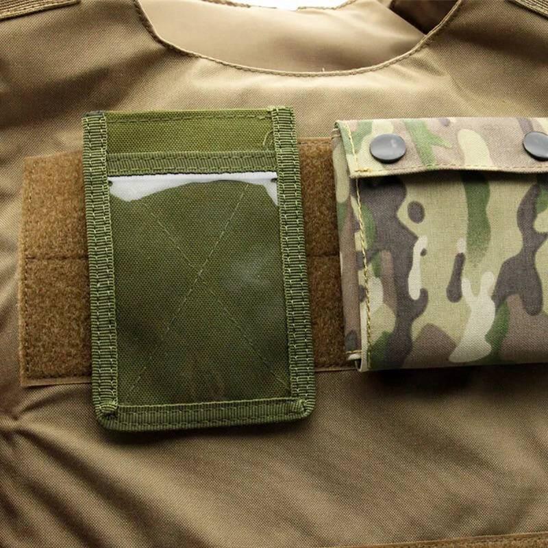 1pc Outdoor ID Badge Holder Multifunctional EDC Lightweight Sturdy Name