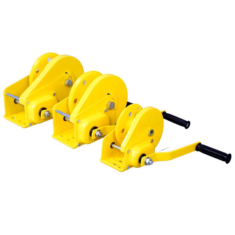 Compact Two-Way Self-Locking Manual Winch Crane