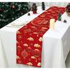 Chinese Lunar New Year 2026 Red Lantern Table Runner Party Decor Spring Festival Kitchen Dining Table Runner New Year Decor