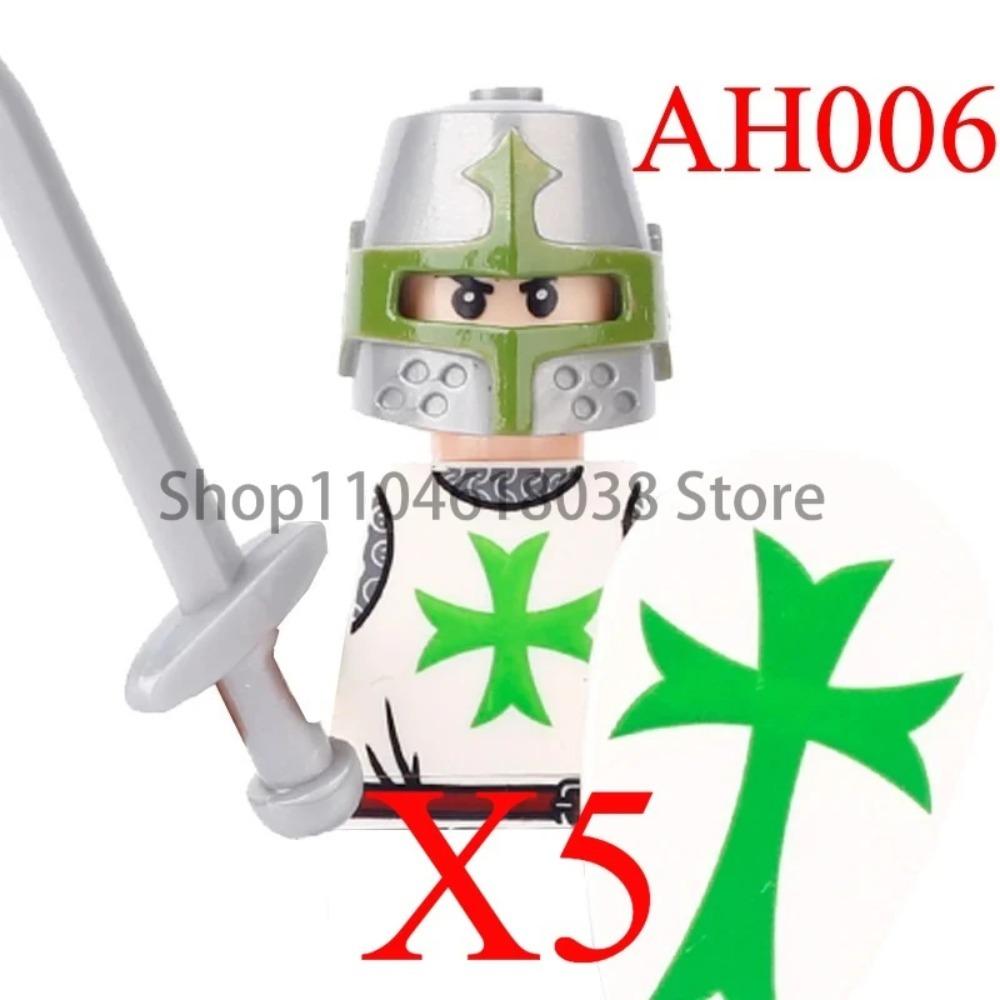 Green Dragon Raven Knights Shield Action Figures MOC Medieval Ancient Knights Scene Building Block Creative Toys for Children