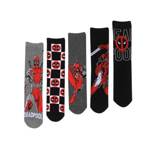 Deadpool Unisex Adult Socks (Pack of 5)