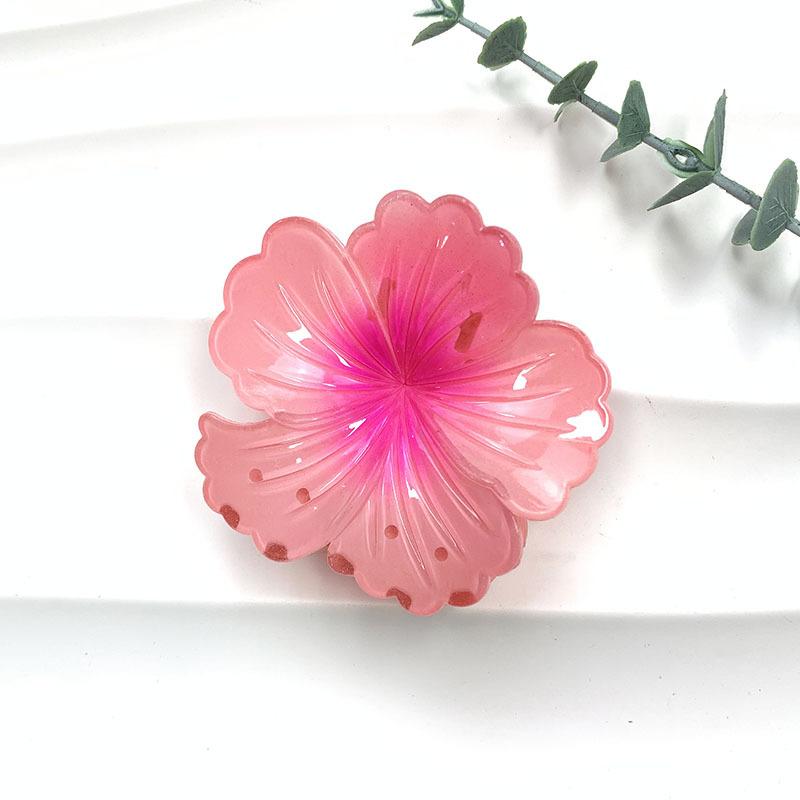 8 cm Curly Flower Claw Hair Clip Women's Head Shark Clip Hair Accessory for N25609