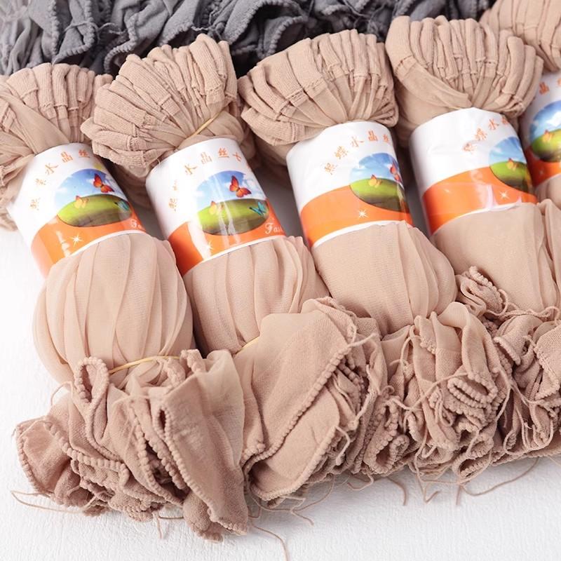 10/20/50 Pairs Silk Socks Women Transparent Thin Breathable Summer Nylon Short Stock Female Non-Slip Stretch Ankle Sexy Sock