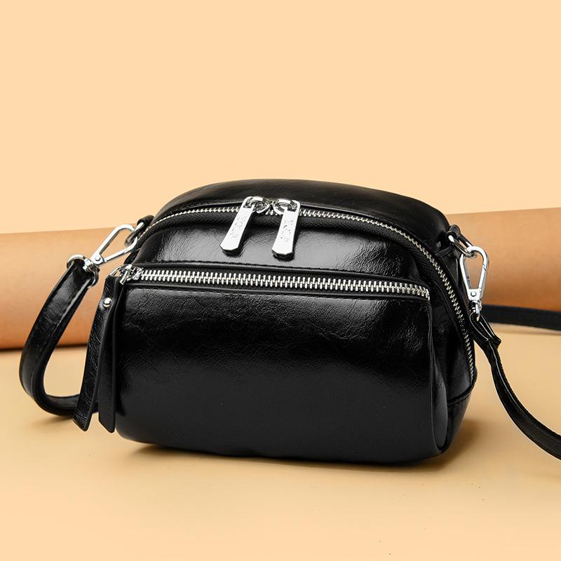 Geantă Simplă de Umăr cu Capacitate Mare, Stil Urban, din Piele Moale de Primăvară, Geantă Crossbody