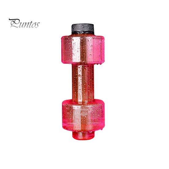 500/1500/2200/2600ML Činka Sportovní láhev na vodu Čirá přenosná síla paží Cvičení Pohár na pití na vodu Domácí Posilovna Fitness vybavení