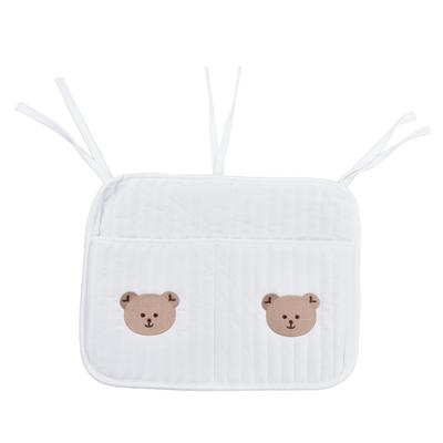 Crib Organizer Hanging Cute Patterns Soft Cotton Practical Storage Supplies For Strollers
