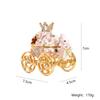 Wedding Ring Box Romantic Sakura Rabbit Carriage Home Decor Cute Gift for Girls Jewelry Storage